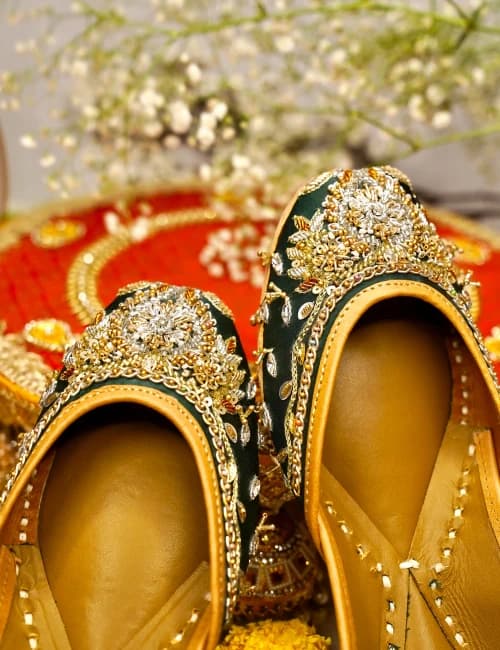 Emerald Zardozi (Jutti) - 1