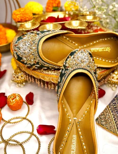 Emerald Zardozi (Jutti) - 3