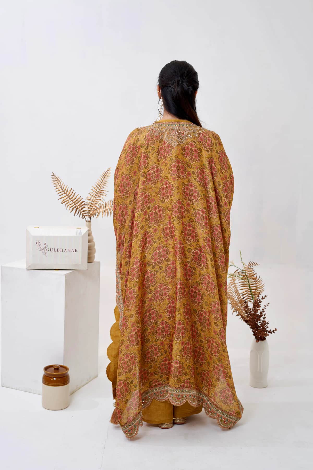 Mustard Yellow Kurti Set - 4